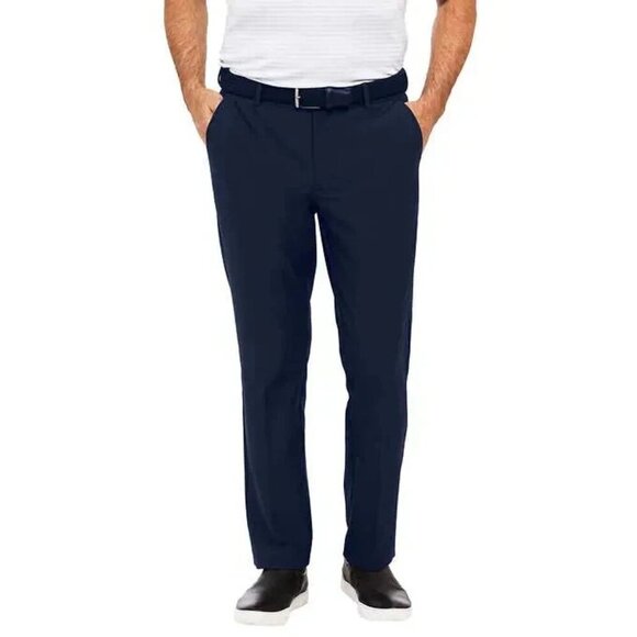 NEW Greg Norman Men's 40x29 Performance Classic Dress Pants Navy - Picture 1 of 9